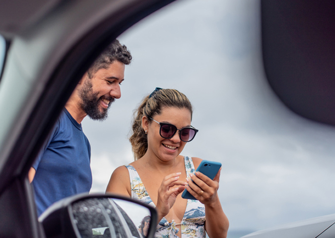 person using telephone